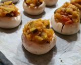 Foto del paso 12 de la receta: Champiñones rellenos de misterio (y verdura con patata)