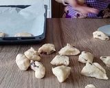 Foto del paso 2 de la receta Galletas saladas de queso y fiambre de pollo