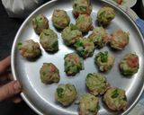 A picture of step 1 of Veg Indian Sizzler.