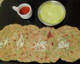 A picture of step 4 of Broccoli Cauliflower Cheese Paratha 😋.