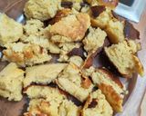 Áfonyás rakott császármorzsa (szénhidrát csökkentett) recept fázis 6 fotója