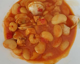 Foto del paso 14 de la receta: Alubias con pez espada gambas y almejas