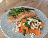 Foto del paso 3 de la receta: Salmón con espárragos verdes en airfryer