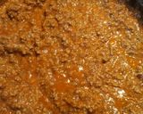 A picture of step 2 of Hotdogs with Marinara Meat Sauce.