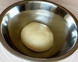 A picture of step 9 of Japanese soft and fluffy condensed milk bread.