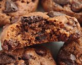 Foto langkah ke 6 dari resep 183. Triple Chocolate Chunk Cookies Sourdough.