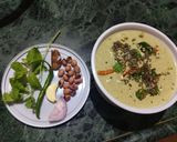A picture of step 1 of Mint Peanut Chutney.
