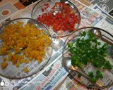 A picture of step 7 of Watermelon shell tutti frutti.