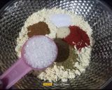 A picture of step 2 of Fiber Rich Palak Patra (Spinach leaves Patra).
