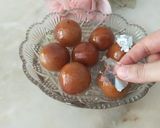 A picture of step 6 of Bread gulab jamun/instant gulab jamun.