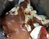 A picture of step 5 of Nutella Chocolate Cheesecake.