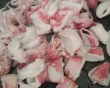 Foto langkah ke 2 dari resep Cumi Balado dengan Kentang dan Petai.