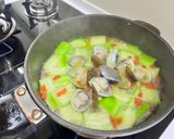 絲瓜枸杞蛤蠣的食譜步驟4照片