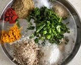 A picture of step 1 of Brinjal Gravy.