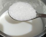 A picture of step 2 of Makhane and Dry fruit savayen.