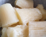 A picture of step 2 of Cassava#themechallenge.