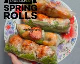 Foto langkah ke 6 dari resep Rice Paper Spring Rolls (madebyircia).