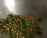 A picture of step 2 of Vegetable fried rice.