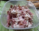 Édes chilis baconos kelbimbó rizzsel recept fázis 2 fotója