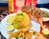 A picture of step 13 of Badami steam tikka with spicy rice.