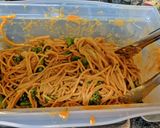A picture of step 6 of Sesame Peanut noodles, spicy.