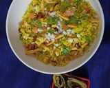A picture of step 3 of Poha chat.