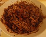Une image de l'étape 7 de Porc Sauté à la Pâte de Soja Noire - Jajangmyeon.