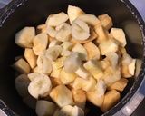 Une image de l'étape 2 de Compote caramélisée aux pommes,banane et cannelle.