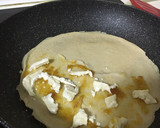 Foto del paso 2 de la receta: Crepes de rulo de cabra, mermelada de cebolla y nueces (sin gluten)