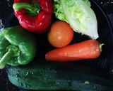 Gambar langkah 3 resipi Ayam AF dengan Salad & SOS Oren.