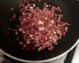Foto del paso 3 de la receta Sartenada de calabacín, queso y jamón