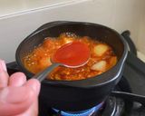 Foto langkah ke 7 dari resep Tuna Kimchi Jjigae 참치김치찌개 | Halal & No Gochujang.