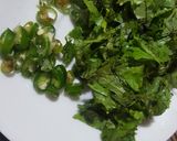 A picture of step 1 of Black chana chat.