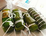 Hình bước làm 1 của món Bánh tét nhưn ngọt