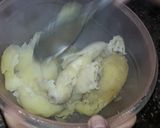 A picture of step 1 of Sweet Potato and Banana tikki.
