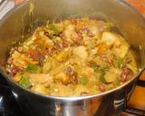 A picture of step 5 of Zucchini adzuki beans koottu.