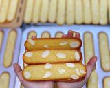 Hình bước làm 1 của món Bánh lưỡi mèo hạnh nhân ct kinh doanh