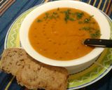 Marokkói vöröslencse-krémleves recept fázis 6 fotója