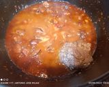Foto del paso 7 de la receta: Arroz cremoso de setas, con rape y langostinos crujientes 😘😘, aromatizado con salsa de trufas