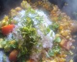 A picture of step 3 of Panch dal khichdi.