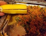 A picture of step 2 of Stuffed Banana Masala with Coconut stuffing.