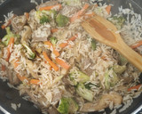 Foto del paso 6 de la receta: Arroz con ternera y verduras al wok