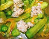 Hình bước làm 4 của món Canh Bông Bí Nấu Tôm