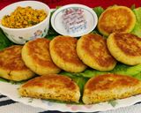 A picture of step 12 of Cheesy Paneer Potato Pancake.
