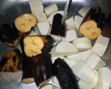 A picture of step 2 of Onunu(Rivers State Delicacy/Pounded Yam)with Turkey Pepper Soup.