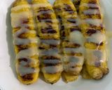 Foto langkah ke 6 dari resep Pisang Penyet Topping Coklat Keju.