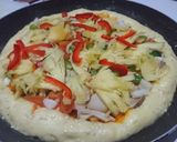 Foto langkah ke 10 dari resep Pizza sosis mozzarella.