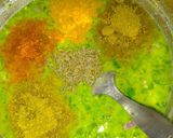 A picture of step 3 of Roasted peas flowers.