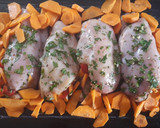 Foto del paso 7 de la receta: Supremas rellenas con verduras al horno