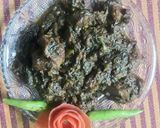 A picture of step 3 of Khushbudar Laziz Methi Gosht.